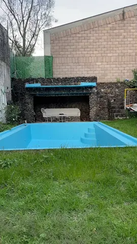 Jajaja así mi mamá cuando vio la pared del jardín de la alberca 🤣🤣🤣