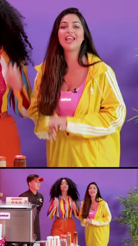 Watch our barista,@thenadinehossam  and @Laylaakilofficial  from @Cosmopolitan ME   make our Iced Spanish Latte!