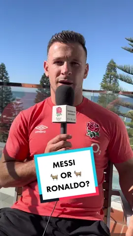 Replying to @suker Who’s the GOAT? 🐐 #englandrugby #rugby #askenglandrugby #dannycare #ronaldo #messi