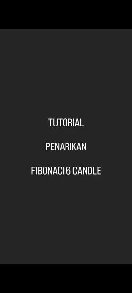 TUTORIAL PENARIKAN FIBO #trading #forex #teknikal #fibonacci
