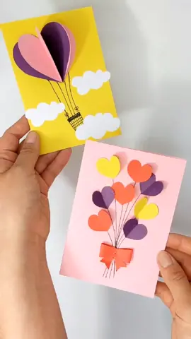 Tarjetas para el día de La Amistad y El Amor 💘 ❤ #AprendeEnTikTok cómo hacer unas lindas tarjetas #amistad #craft #manualidades