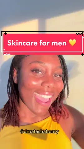 This post is dedicated to all men 💛#skincareformen #skincaredoctor #skincareforeveryone #drshah #drnatashahenry #skincareformenandwomen #skincarecommunity @dermdoctor