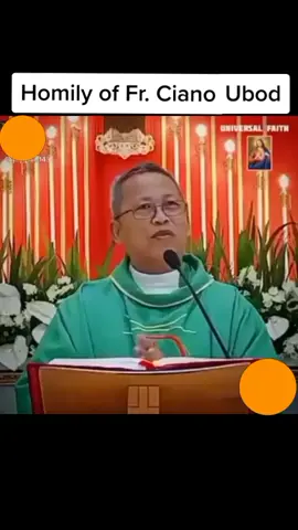 HOMILY OF FR. CIANO UBOD #foryourpage #rheymorz #tuts2021