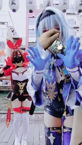 振り付けはちゃんと覚えようと思いました#原神コスプレ #エウルアコスプレ #アンバーコスプレ ▶@_kasiwa_0728 #コスプレ#アコスタ道頓堀祭 #アコスタ  #Cosplay #GenshinImpact #genshinimpactcosplay #eulacosplay #ambercosplay
