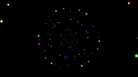 Colorful Glitter Particles Loop #motiongraphics #colorful #particles