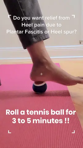 Heel pain relief - #plantarfasciitis #heelspur #heelpain #heelpainrelief #heelpaintreatment Content in this video is for educational purposes only. This does not help you medically diagnose or treat yourself. Please consult a physical therapist if needed for your personalized treatment plan. Any injury sustained while performing these exercises is solely the responsibility of the person doing these exercises.  Mobile Phyiocare LLC or Dr. Vaishali Parmar is not liable for any injury performing these exercises.