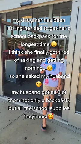 #besthusbandever I love and appreciate how my husband treats and cares for my daughter and son as his own #beststepdadever💙 #fyp #SplashSummerVibe #supplieshaul #schoollife #target #schoolsuppliesshopping #fypシ #foryou #viral