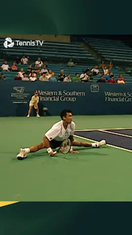 Defying the laws of physics #tennis #sports #trickshot