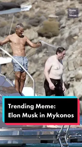 For more information, check out the Elon Musk Shirtless in Mykonos entry on Know Your Meme! #elonmusk #elonmuskmeme #elonmuskmykonos #mykonos #mykonosgreece #spacex  #knowyourmeme