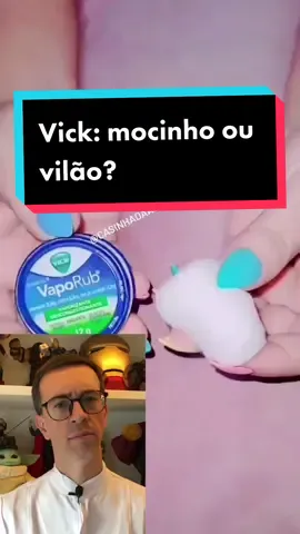 Um estudo publicado na revista Chest, realizado pela Universidade de Wake Forest University School of Medicine, mostrou que os ingredientes presentes em pomadas mentoladas podem irritar as vias aéreas e aumentar a produção de muco. O efeito pode ser significativo em bebês e crianças menores de 2 anos, que têm vias aéreas muito pequenas. Se seu filho(a) já estiver com uma infecção respiratória, essa irritação extra da via aérea pode aumentar a produção de muco e estreitar ainda mais os brônquios, levando a uma piora rápida e grave do quadro clínico da criança.Então por que ele “melhora”? Ah, o que acontece é que ele dá uma sensação “geladinha” e isso dá a impressão de estar respirando melhor.Quer um conselho? Esqueça essas “soluções”! Sei que ele pode tar feito parte da sua infância (e fez da minha também!) mas ele NÃO melhora!E aí, vc usa o vicky? Usa como?Ah, sei que tem outro vídeo do mesmo assunto, logo falo dele também!#rinite #sinusite #otite #dordeouvido #vicky #vickyvaporub #tosse #coriza #otorrinobrasilia #otorrinoasasul #otorrino #drcarlosotorrino
