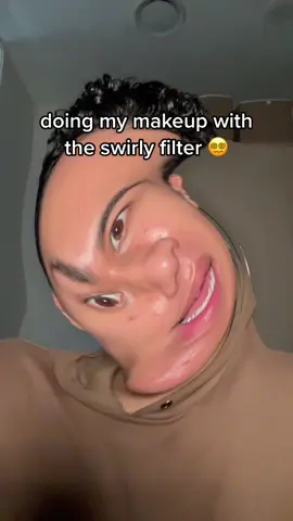 never doing this again, bye 🤡 #makeup #makeupchallenge #beauty