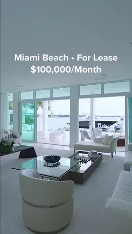 Come enjoy Miami! Lease Listing in Miami Beach 🤍 #miami #miamibeach #miamilife #yacht #yachtlife #yachting #realestate #realestateagent #miamirealestate #luxuryrealestate #luxuryhome