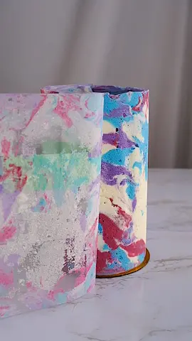 Marbled buttercream #cakehack #caketiktok #piping
