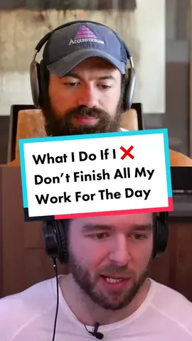 This is what I do if I don't finish my tasks for the day. @More Plates More Dates