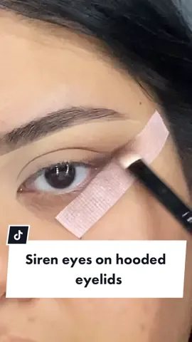 Replying to @yo mam  siren eyes on hooded eyelids tutorial✨#foryou #hoodedeyesmakeup #makeuphacks #foryoupage #fyp