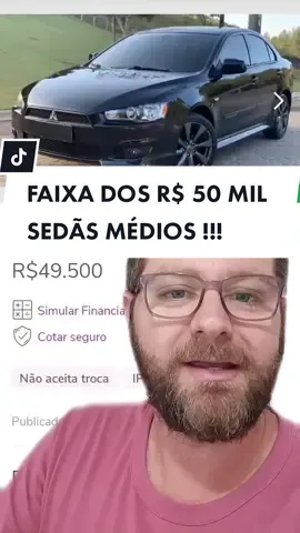 Chega de Civic e Corolla! Vejas esses sedãs médios e me diz se compraria algum desses! #fyp #viral #lucasfaccina #tiktok #instagram #carros