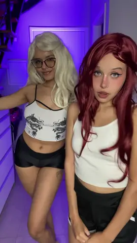 Cosplay day w/ my swwetie 🖤❤️