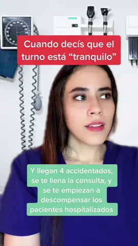 Si les contara como estuvo ese turno 😪 #dramargaritatercero #medlife #salud #comedia