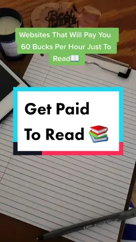 Websites that will pay you to read! #financialfreedomlife #moneytiktok💸💸 #makemoneyanywhere