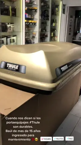 Si dudabas de la calidad de los portaequipajes Thule, esta semana nos llego este baul para mantenimiento 😲 #thuleperu #thule #portaequipajes #viajes #viajesperu