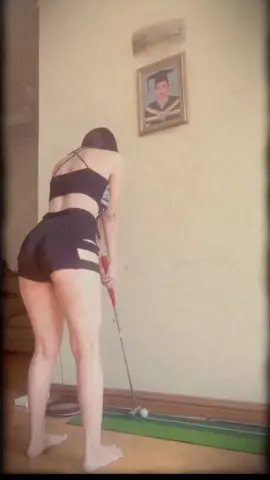 Putting Practice🖤 #golf #fyp #asian