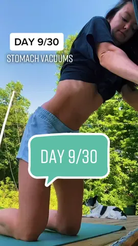 Stomach vacuums challenge DAY 9/30 💪🏻 #stomachvacuums #stomachvacuumchallenge #diastasisrecti #abseperation #mombelly