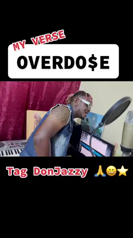 My Verse on Overdose! How did I perform? Tag @Don Jazzy so that he sees it#FikkyBaddman #xfreestyle #fyp  @Mufasatundeednut