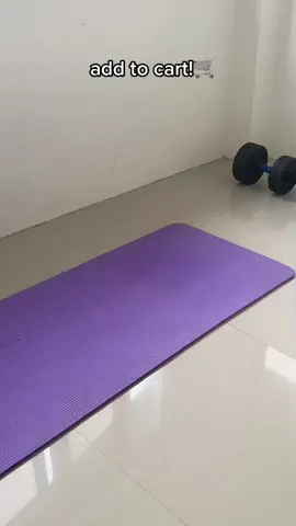 this is ur sign na mag workout🙈 #fyp #yogamat #equipment #shopee #shopeefinds #affordable