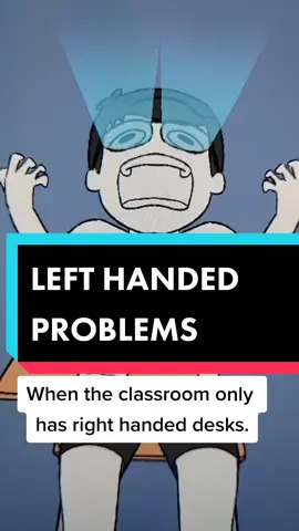 A lot of the classes I had at my university had right handed desks and they be tiny af, some classes did have tables but when it comes down to those right handed desks the arm does get a bit tired and it would be slightly annoying. #lefthanded #artmeme #drawingmeme #problems #left #smalldesks #digitalart #doodle #relatable #artistoftiktok #fypシ