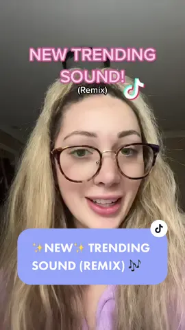 ✨NEW✨ trending sound! This one is growing fast! 💨 Such a cool remix and can be used for any niche! Have fun with this one! 👏🏻 To have access to the sound, click the turning wheel in the bottom right hand corner! Would you like to see my verison of this trend? 🤓 #socialmediamanager #trendalert #trendingsounds2022 #trendingsound #socialmediatipsandtricks