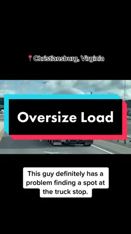 How much does he get paid per mile? #truck #trucker #truckdriver #semi #18wheeler #bigrig #fyp #foryoupage #trending #viral #tiktok #video #Lifestyle #oversize #load #highway #christiansburg #virginia