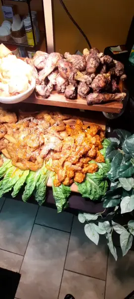 #chickenwings #jerk #fruit #salad #sandwiches