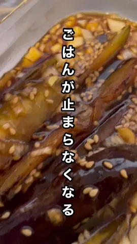 麻薬卵ならぬ麻薬茄子🤫#レシピ #レシピ動画 #簡単レシピ #時短レシピ #節約レシピ #TikTokレシピ #副菜 #副菜レシピ #作り置き #茄子 #ナス #茄子レシピ#ナスレシピ