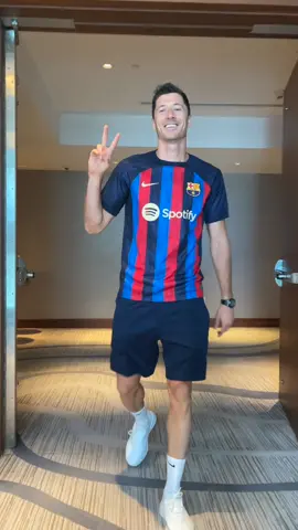 ✌️ Heading into Dallas like… #fcbarcelona #barça #barçaontiktok #lewandowski #football #deportesentiktok