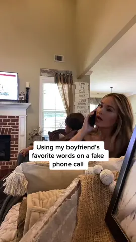 Y’ALL🤣 thank goodness I wasn’t actually on the phone he was SO LOUD #taylorandsoph #couple #boyfriend #Relationship #girlfriend #funny #prank