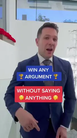 The best way to win any argument is by using silence as your weapon. #winning #psych #hack #trick #bequiet #mindgames