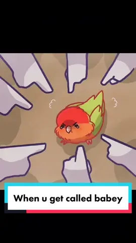 When chat calls me babey 🐥. Animation made by @dreamingkitty !!  #vtuber #envtuber #twitchstreamer #fypシ #fyp #anime #birbtuber #cute #animation