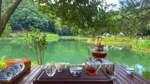 chỉ cần một bàn trà một nơi yên tĩnh là có chỗ để tận hưởng rồi. #hagiang #phuothagiang #xh #phuotdalat #chill #binhyen