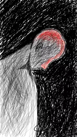 Stress#fyp #fypage #ibispaintx #art #sad #fypforyou #tiktokpelitfyp