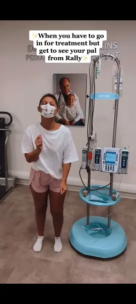Tik-Tok fun in the hospital is always welcomed! #GOLDSTRONG #RallyOn #childhoodcancer #treatment #hospital #childhoodcancerawareness