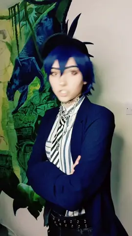 Someone needs to yell at me to post more often Lord have mercy- #cosplay #danganronpa #danganronpacosplay #shuichisaihara #shuichisaiharacosplay #anime #gaming #cosplayer #drv3 #drv3cosplay