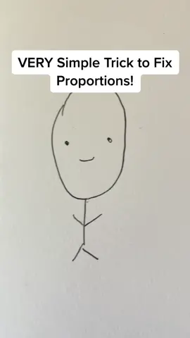 A SUPEEERRRR easy way you probably never realized could help with your proportions!                     #artistsoftiktok #artchallenge #arttips #arttipsandtricks #arttipsforbegginers #perspective #arttutorial #portrait