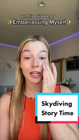 I was more mortified that i did that than i was about jumping out of the plane 🥲  back up acct ➡️ @beingannelisa 💜 #storytime #skydiving #embarrassing #wlw #comedy