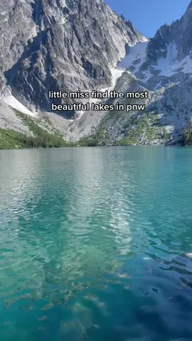 I cried on the way up #trending #hikingpnw #pnwlife #colchucklake