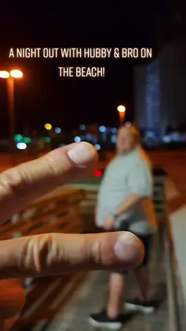 #A night out on the beach