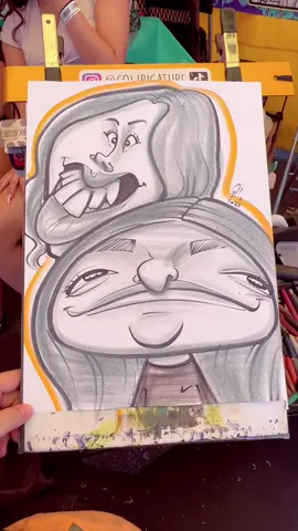 Oregon is awesome! #cowricature #caricature #caricaturas #fyp #oregon #eugene #lanecounty #lanecountyfair