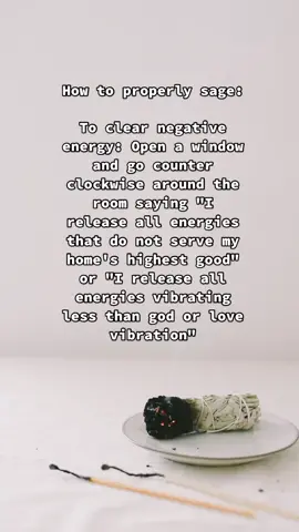 When you circle clockwise that is inviting things in! Before inviting good energy in i would circle counter clockwise to clear any energies that arent serving you. Same goes for saging yourself, circle counterclockwise to clear before circling clockwise to invite in new vibrations. #howtosage #sage #clearingnegativeenergy #spirituality #spiritualtiktok #manifestation #higherconsciousness