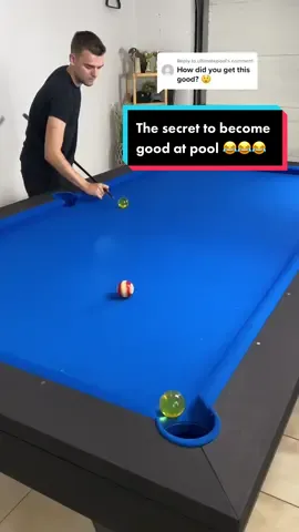 Replying to @ultimatepool #ad Now you all know why I got this good in pool 😅 the 8 ball pool game! ✅ #billiards #8ballpool #satisfying #juggling