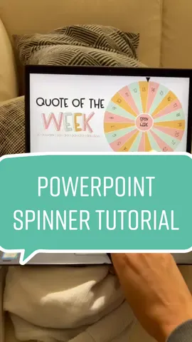 How I created my Reward Spinner and Quote of the Week Spinner! Easy way to make your own and customize! Here is a long tutorial! Youtube also has some great ones! #teachersoftiktok #teacher #teacherlife #teachers #powerpointhacks #classroommanagement