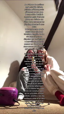 Joyeux anniversairr ma juju 🥳🎉c  son anniv aujourd’hui (dsl j’ai bcp ecrit mais j’ai pas réussi à faire plus court😭) je vous souhaite à tous d’avoir une amitié comme la nôtre <33 et dsl si il y a des fautes j’ai pas tout vérifié #anelambdi